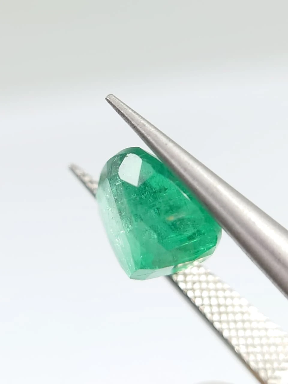 2.4ct Natural Cushion Cut Panjshir Emerald from Afghanistan — view 1